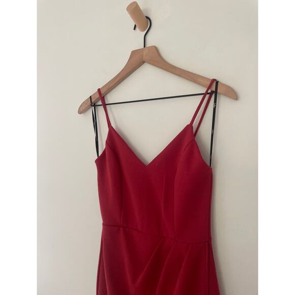 Lulus Forever Your Girl Burgundy Red Mini Dress Size Small Christmas Party - Picture 5 of 10